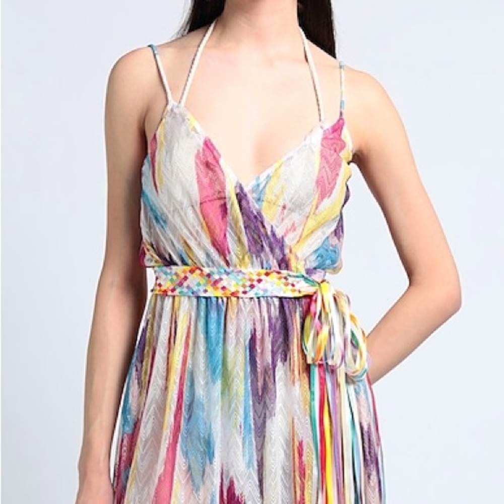 Missoni Size 42 small dress new without tag fringe cover up